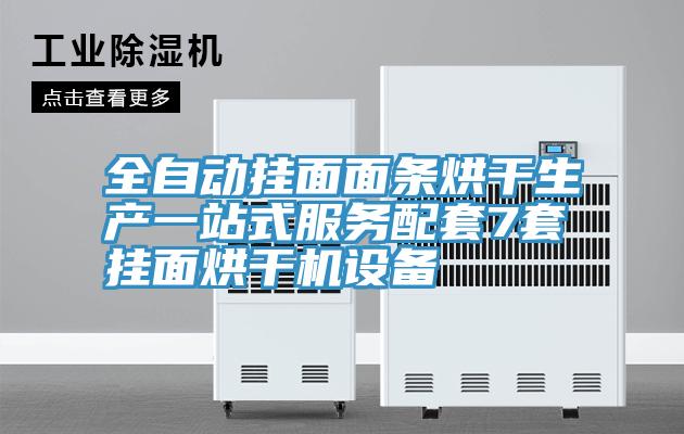 全自動掛面面條烘干生產(chǎn)一站式服務(wù)配套7套掛面烘干機設(shè)備