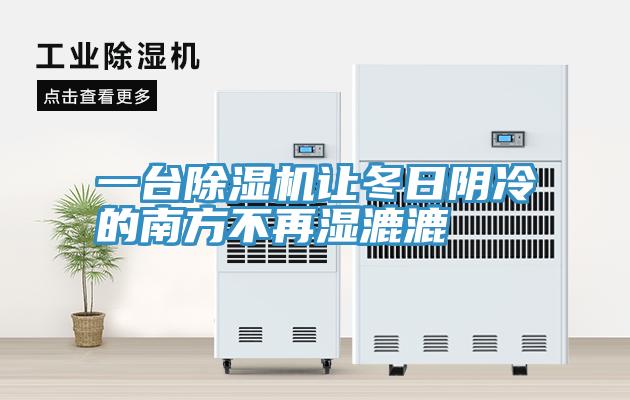 一臺除濕機讓冬日陰冷的南方不再濕漉漉