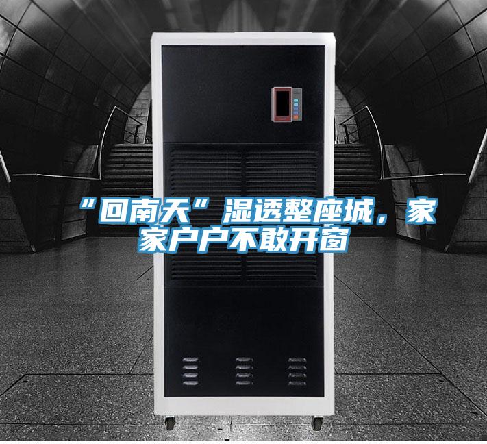 “回南天”濕透整座城,家家戶戶不敢開窗