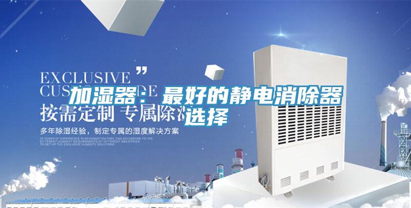加濕器:最好的靜電消除器選擇