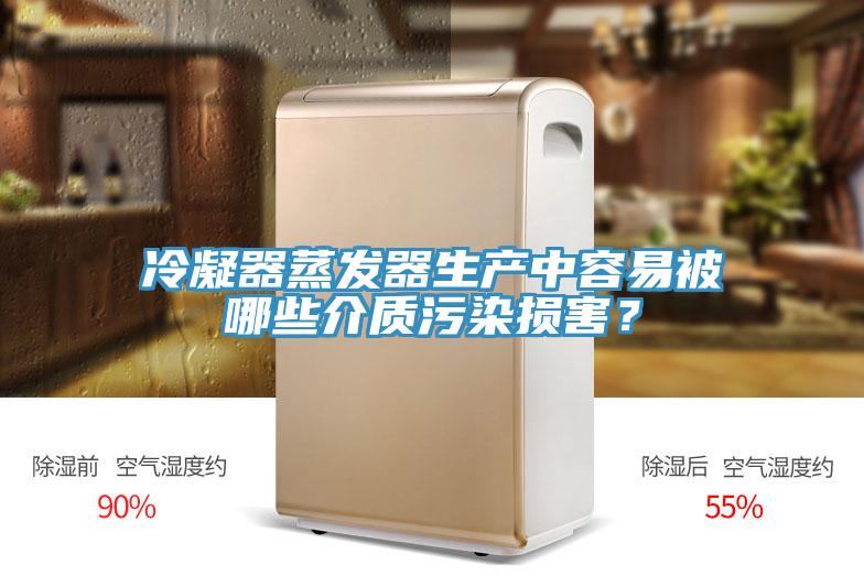 冷凝器蒸發器生產中容易被哪些介質污染損害?