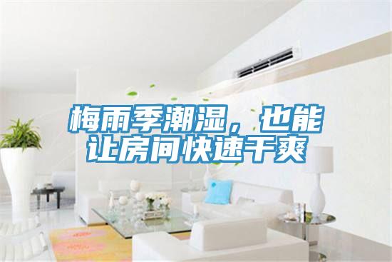 梅雨季潮濕,也能讓房間快速干爽