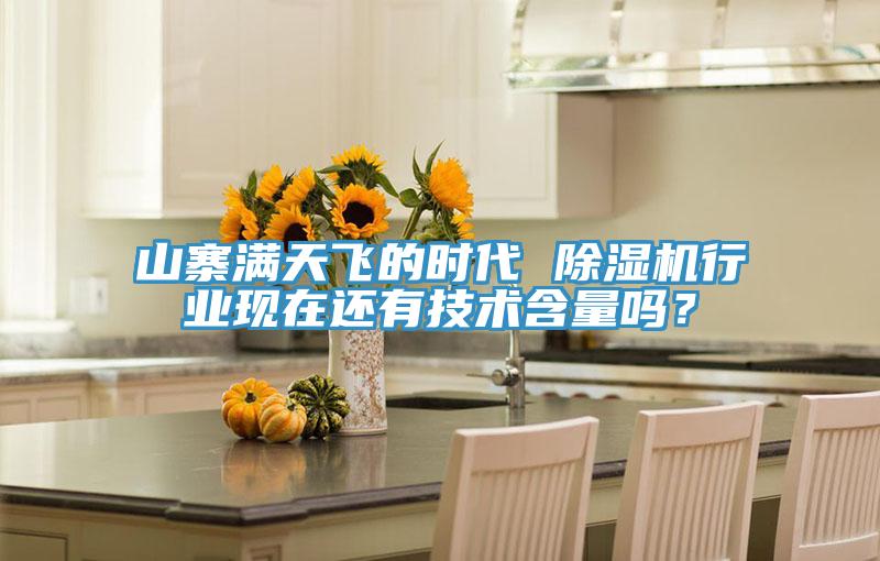 山寨滿天飛的時代 除濕機行業現在還有技術含量嗎？