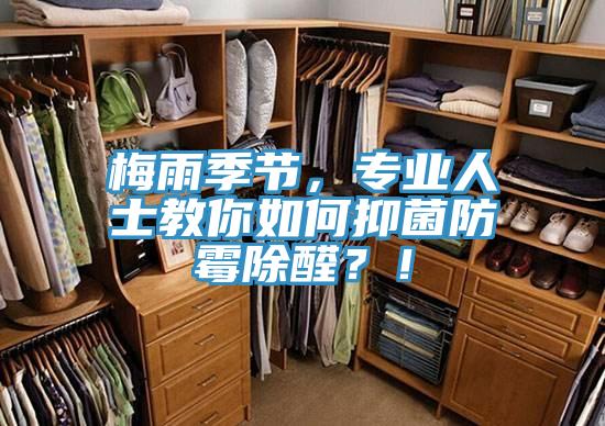 梅雨季節(jié),專業(yè)人士教你如何抑菌防霉除醛?!