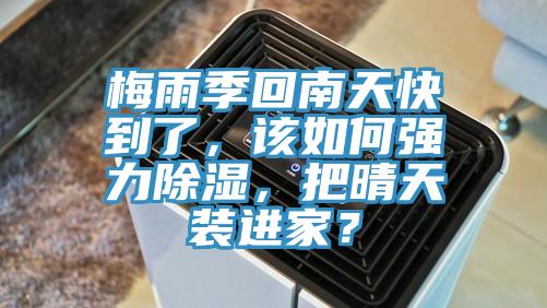 梅雨季回南天快到了,該如何強(qiáng)力除濕,把晴天裝進(jìn)家?