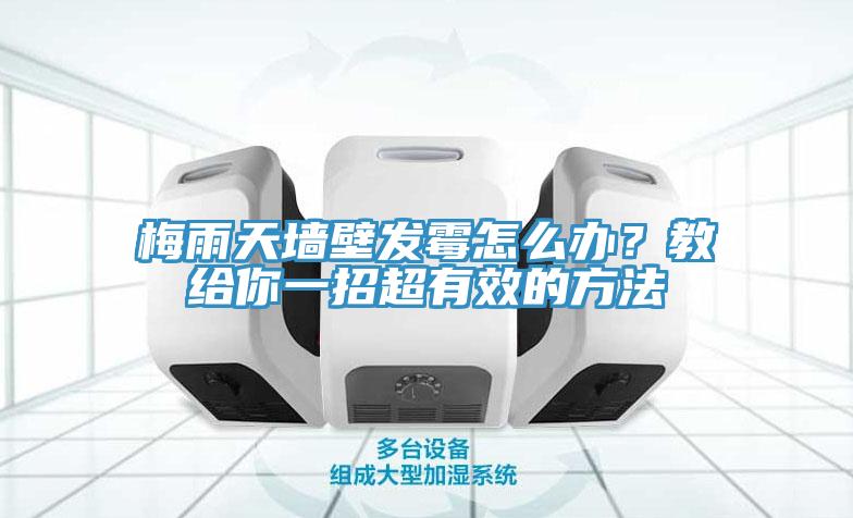 梅雨天墻壁發霉怎么辦?教給你一招超有效的方法