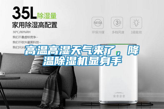 高溫高濕天氣來了，降溫除濕機顯身手