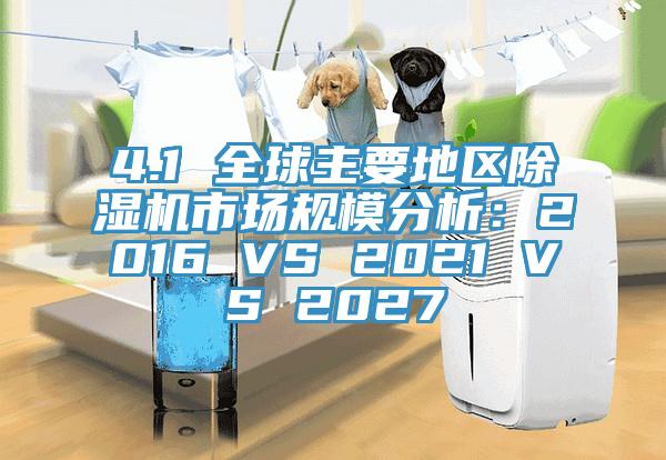 4.1 全球主要地區(qū)除濕機(jī)市場規(guī)模分析：2016 VS 2021 VS 2027