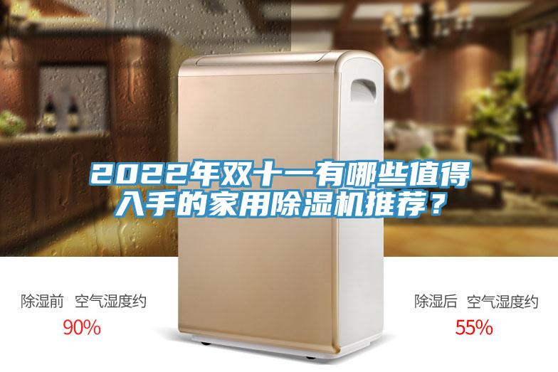 2022年雙十一有哪些值得入手的家用除濕機推薦？