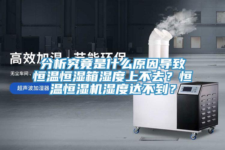 分析究竟是什么原因導致恒溫恒濕箱濕度上不去？恒溫恒濕機濕度達不到？