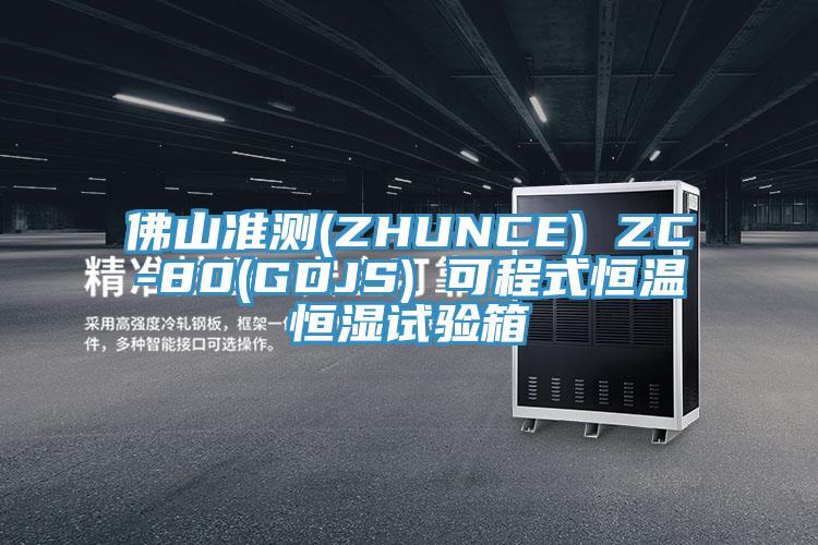 佛山準測(ZHUNCE) ZC-80(GDJS) 可程式恒溫恒濕試驗箱