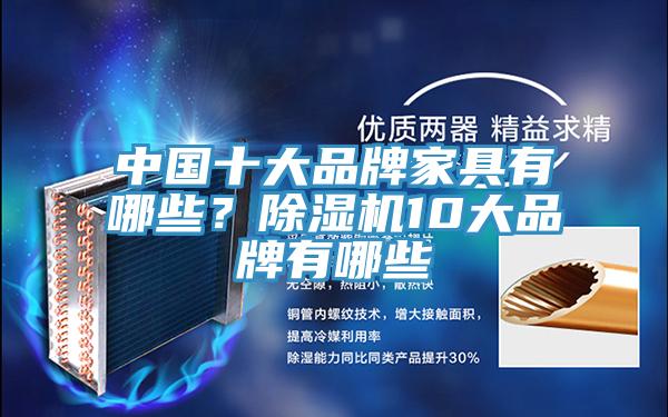 中國十大品牌家具有哪些？除濕機(jī)10大品牌有哪些