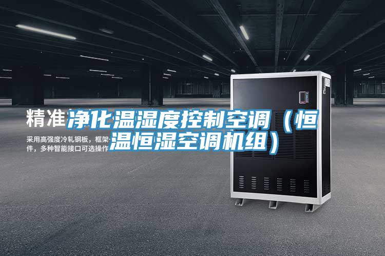 凈化溫濕度控制空調(恒溫恒濕空調機組)