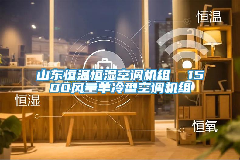 山東恒溫恒濕空調機組  1500風量單冷型空調機組