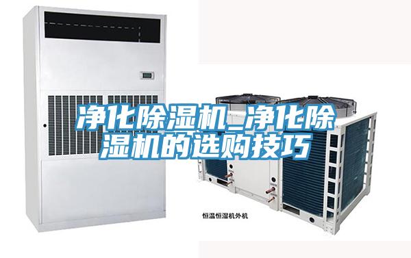 凈化除濕機_凈化除濕機的選購技巧