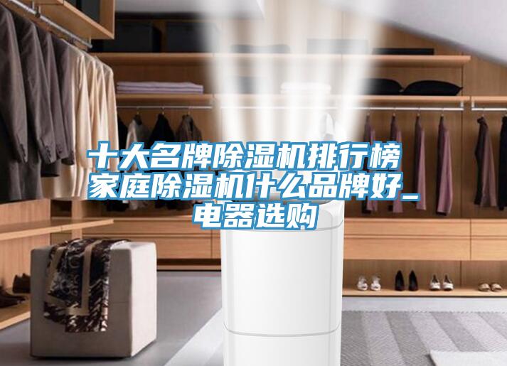十大名牌除濕機(jī)排行榜 家庭除濕機(jī)什么品牌好_電器選購