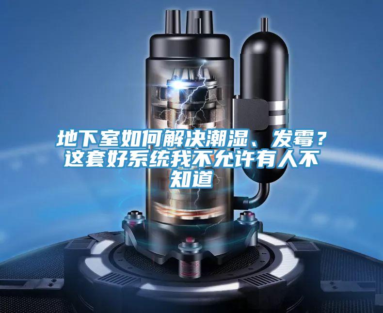 地下室如何解決潮濕、發霉?這套好系統我不允許有人不知道