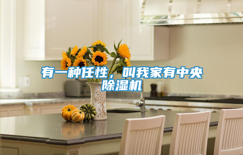有一種任性，叫我家有中央除濕機(jī)