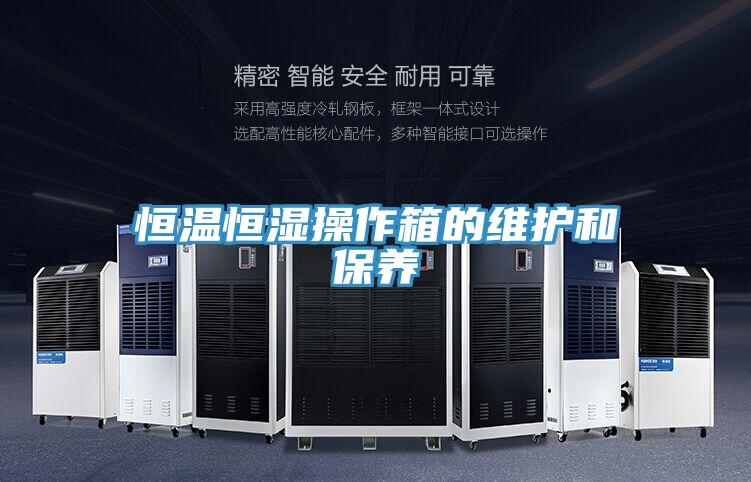 恒溫恒濕操作箱的維護(hù)和保養(yǎng)