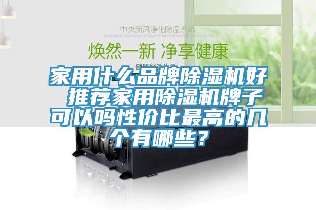 家用什么品牌除濕機好 推薦家用除濕機牌子可以嗎性價比最高的幾個有哪些？