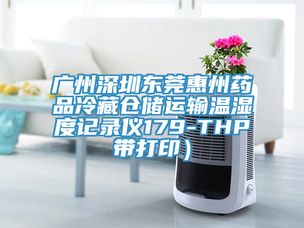 廣州深圳東莞惠州藥品冷藏倉儲運輸溫濕度記錄儀179-THP帶打印）