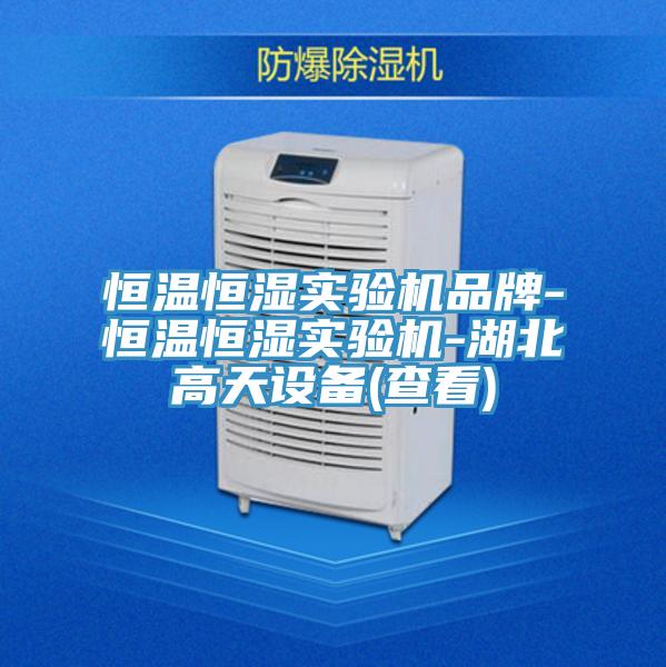 恒溫恒濕實驗機品牌-恒溫恒濕實驗機-湖北高天設備(查看)