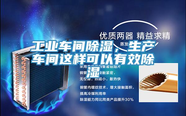 工業車間除濕，生產車間這樣可以有效除濕