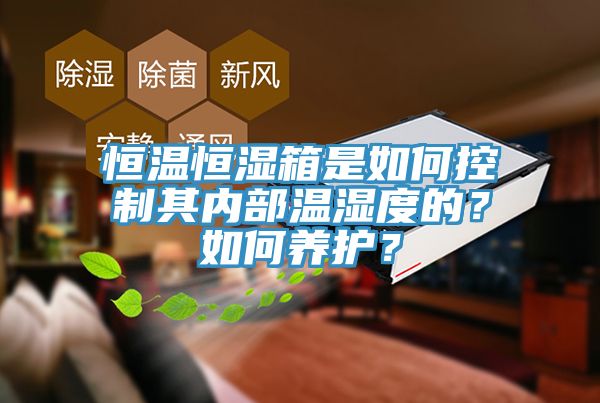 恒溫恒濕箱是如何控制其內部溫濕度的？如何養護？