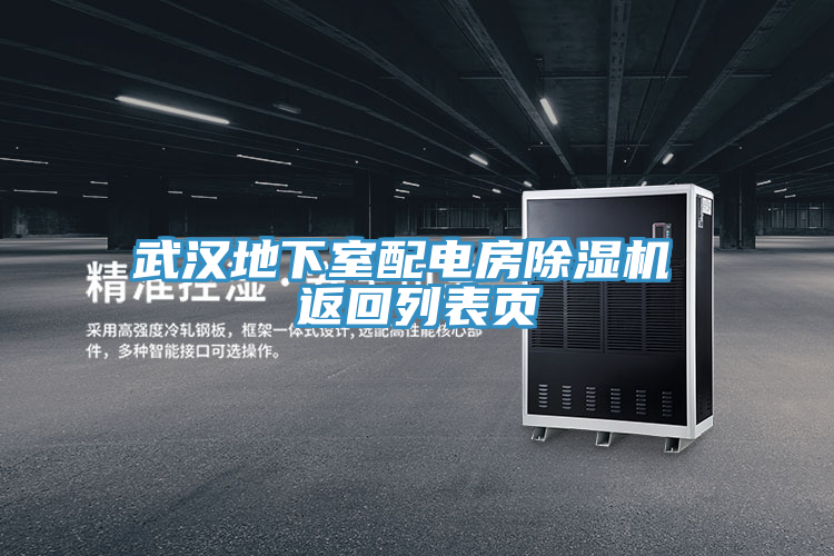 武漢地下室配電房除濕機 返回列表頁