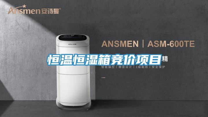 恒溫恒濕箱競價項目