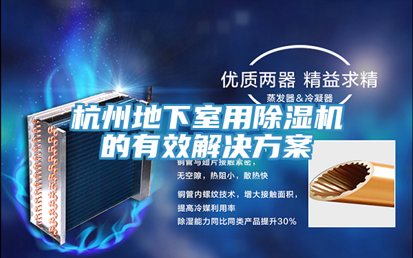 杭州地下室用除濕機的有效解決方案