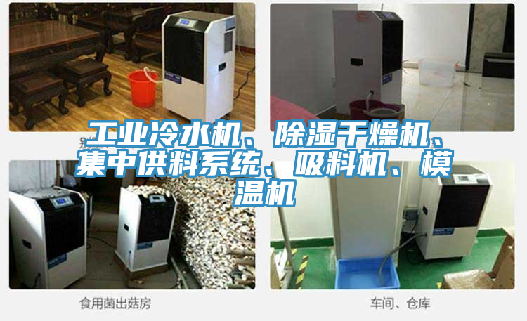 工業冷水機、除濕干燥機、集中供料系統、吸料機、模溫機