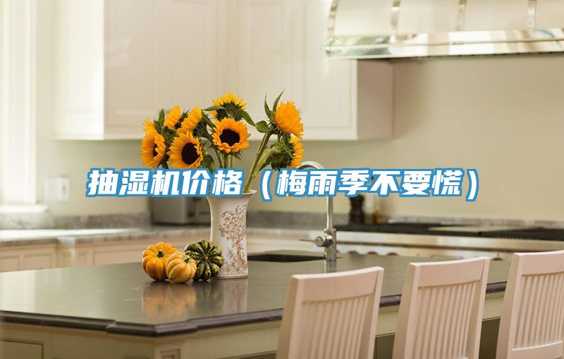 抽濕機價格（梅雨季不要慌）
