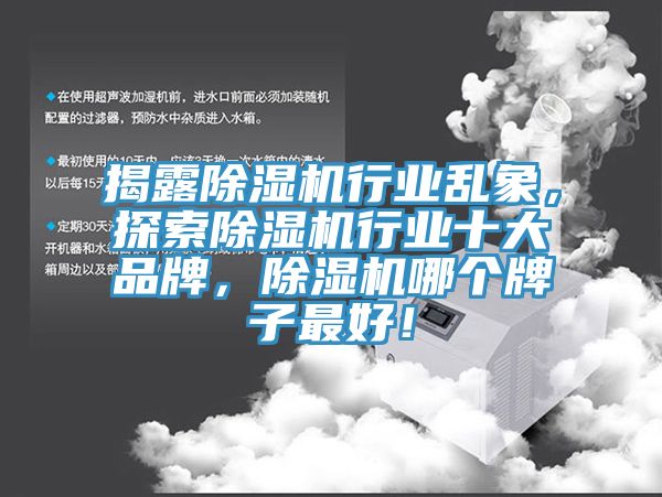 揭露除濕機(jī)行業(yè)亂象,探索除濕機(jī)行業(yè)十大品牌,除濕機(jī)哪個(gè)牌子最好!