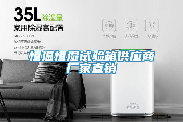 恒溫恒濕試驗箱供應商廠家直銷