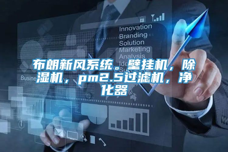 布朗新風系統。壁掛機，除濕機，pm2.5過濾機，凈化器