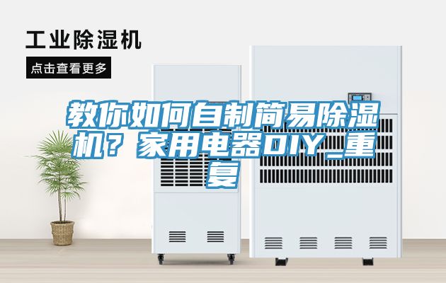 教你如何自制簡易除濕機?家用電器DIY_重復