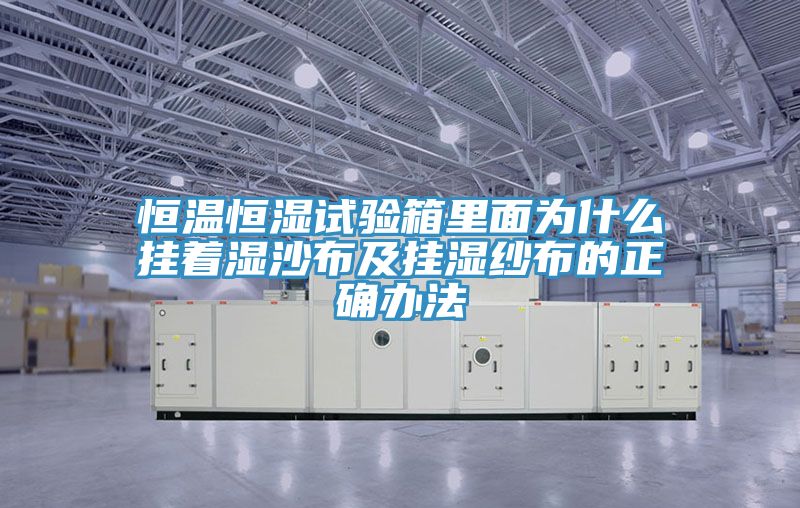 恒溫恒濕試驗箱里面為什么掛著濕沙布及掛濕紗布的正確辦法