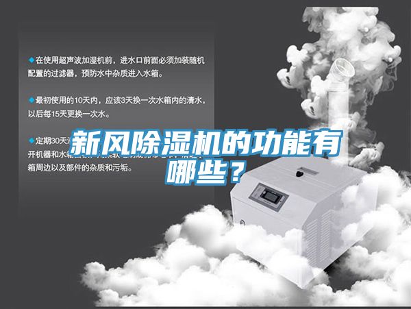 新風除濕機的功能有哪些？