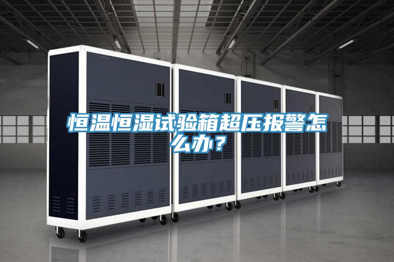 恒溫恒濕試驗箱超壓報警怎么辦？