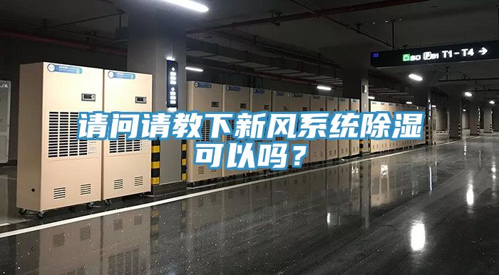 請問請教下新風系統(tǒng)除濕可以嗎?