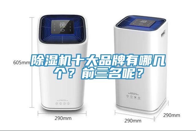 除濕機十大品牌有哪幾個？前三名呢？