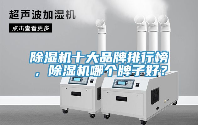 除濕機十大品牌排行榜，除濕機哪個牌子好？