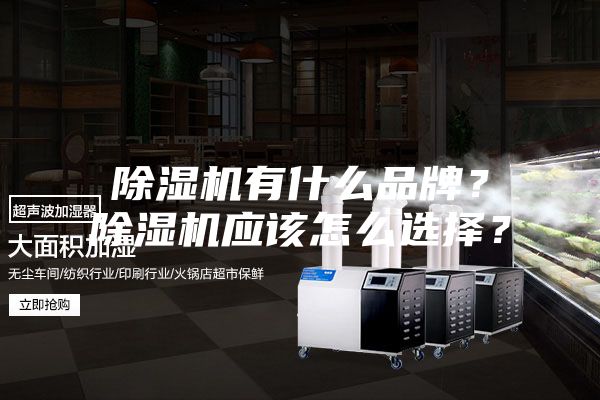除濕機有什么品牌？除濕機應該怎么選擇？