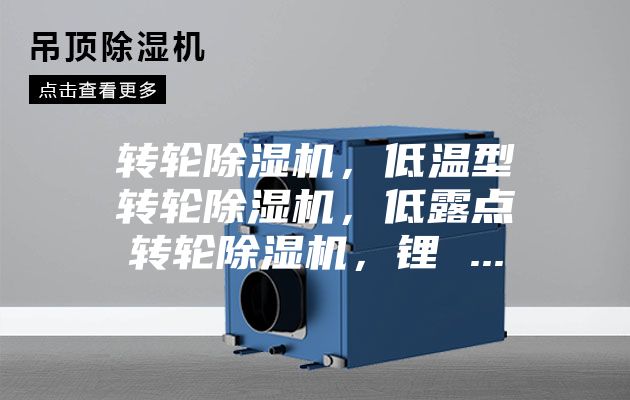 轉輪除濕機，低溫型轉輪除濕機，低露點轉輪除濕機，鋰 ...