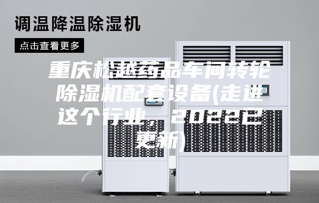 重慶松越藥品車間轉輪除濕機配套設備(走進這個行業，2022已更新)