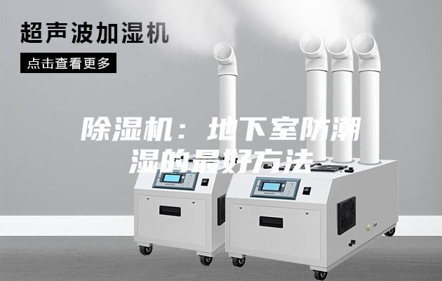 除濕機:地下室防潮濕的最好方法