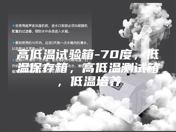 高低溫試驗箱-70度,低溫保存箱,高低溫測試箱,低溫培養